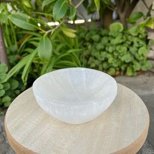 selenite crystal bowl